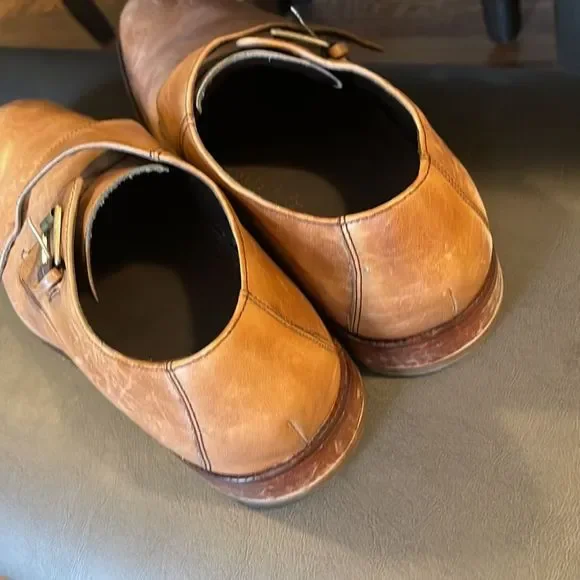 Cole Haan Leather Monk Strap Dress Shoes - Picture 5 of 7